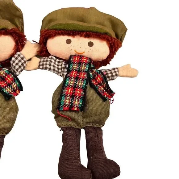 Pair Of Vintage 1970's Hallmark Tiny Tim Ornaments Holiday Decor - Picture 4 of 6